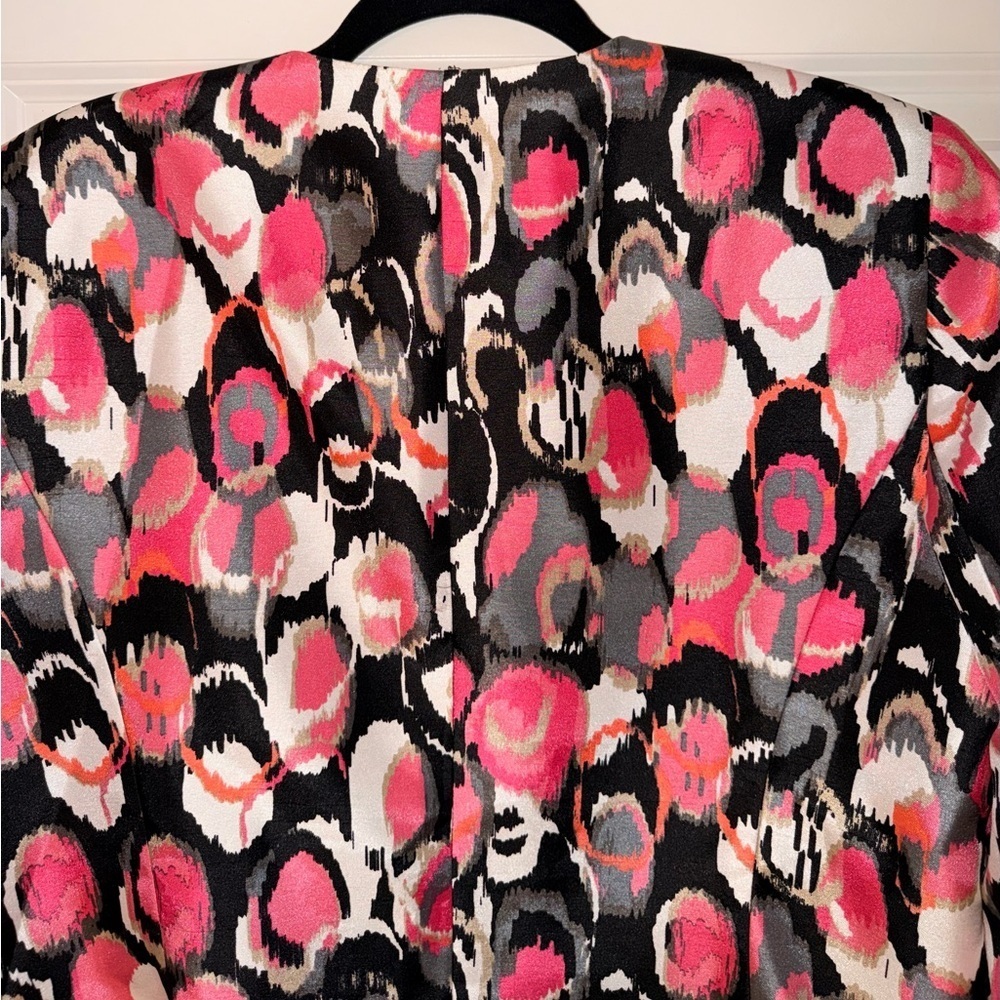 KASPER Women's Multicolor Patterned Suit Jacket size 14 - Picture 5 of 7
